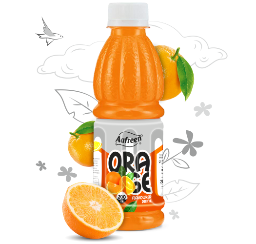 bottle orange drinks
